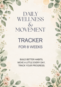 Daily Wellness & Movement Tracker – 8 Weeks | Printable PDF