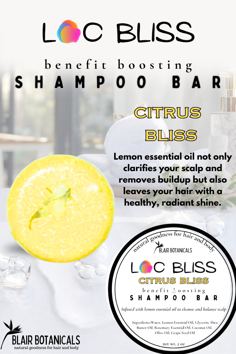 Citrus/lemon solid shampoo bar, round yellow with textured surface