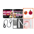 Pet nail clipper and grinder kit with LED, plus dark treat jars and included accessories