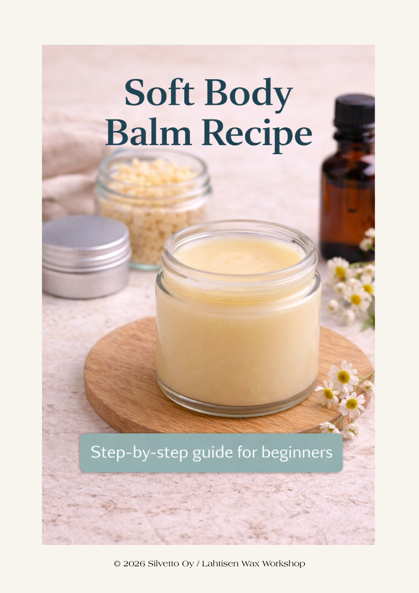 Soft body balm recipe guide with step-by-step beginner instructions
