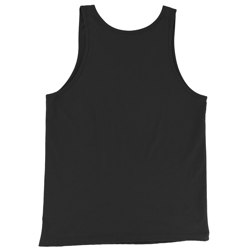 American Bee tank top in black with scoop neck, no visible graphic