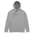 Under Armour grey pullover hoodie with chest logo and small Stay Wild graphic