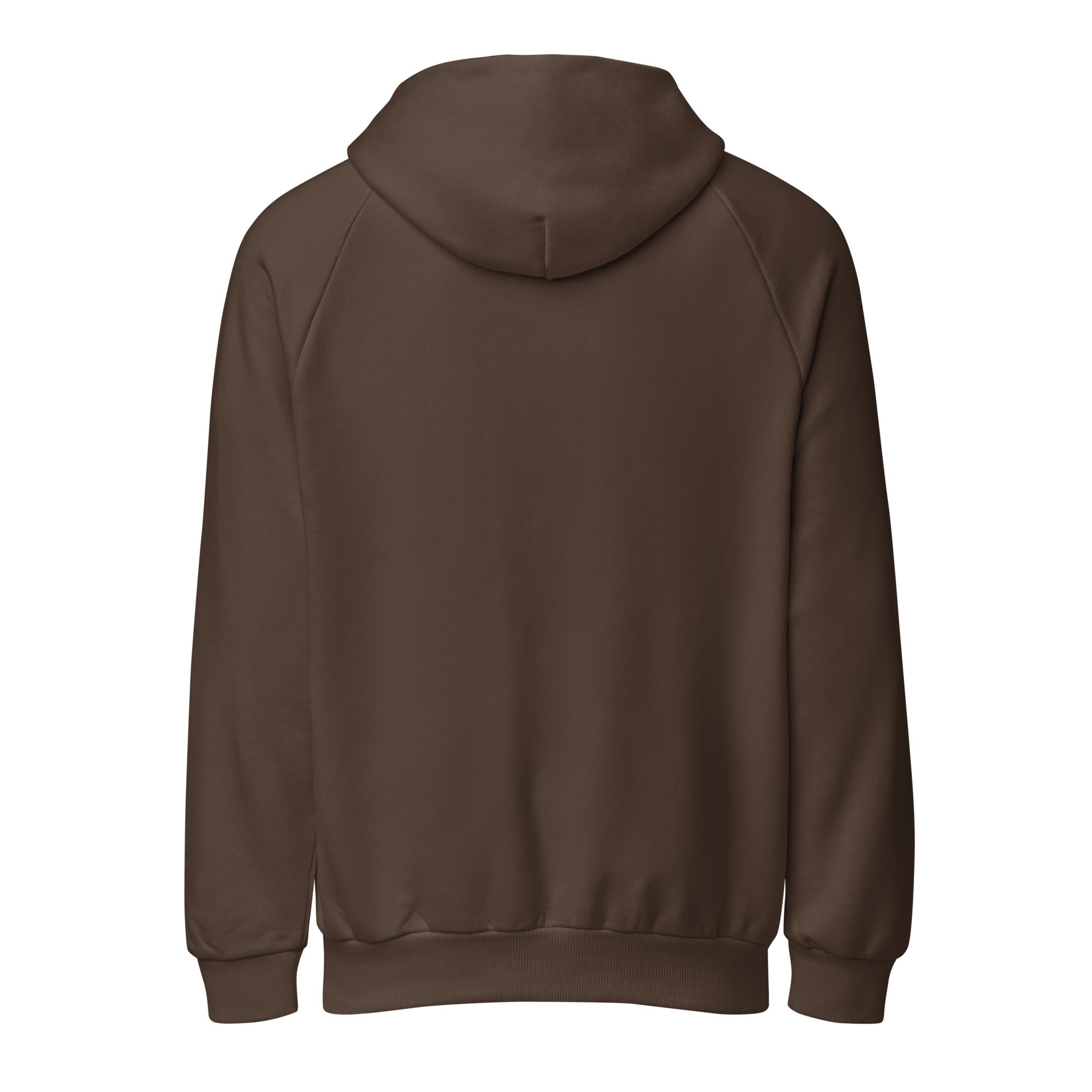 Asphalt unisex heavy hoodie with hood and plain back